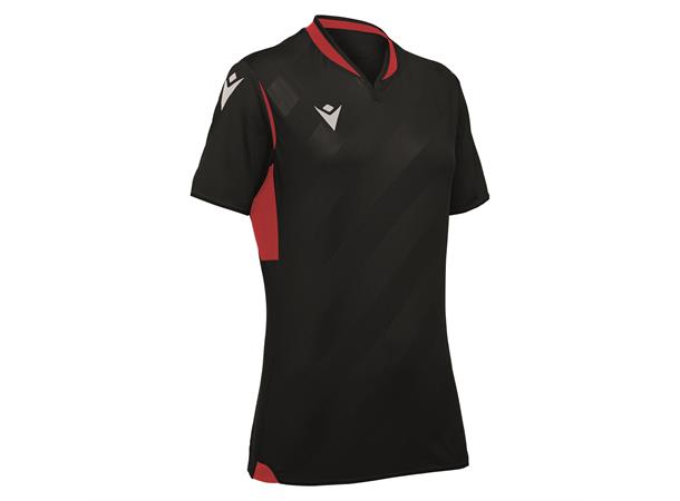 Alya Shirt (Dame) SORT/RØD L Kampdrakt med feminint snitt 