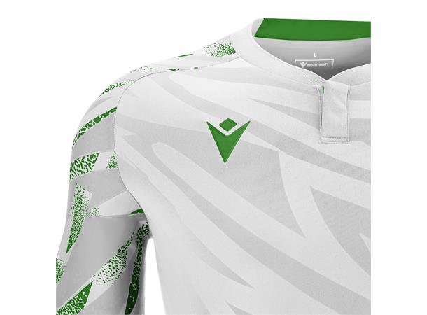 Themis Eco Match Day Shirt WHT/GRN 3XS Teknisk spillerdrakt i ECO-tekstil 