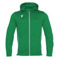 Freyr Hoody Full Zip Top GRN M Overtrekksjakke - Unisex